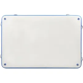 vidaXL Aufblasbare Schwimmmatte Blau und Weiß 300x150x15 cm