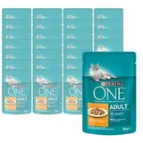 PURINA ONE® Nassfutter für Katzen Adult, 26 x 85 g
