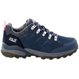 Jack Wolfskin Damen Refugio Texapore Low W, Dark Blue / Grey, 43 EU