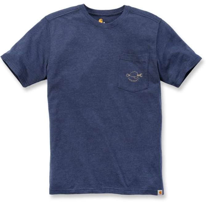 Carhartt Maddock Strong Graphic Zak T-Shirt, blauw, XL