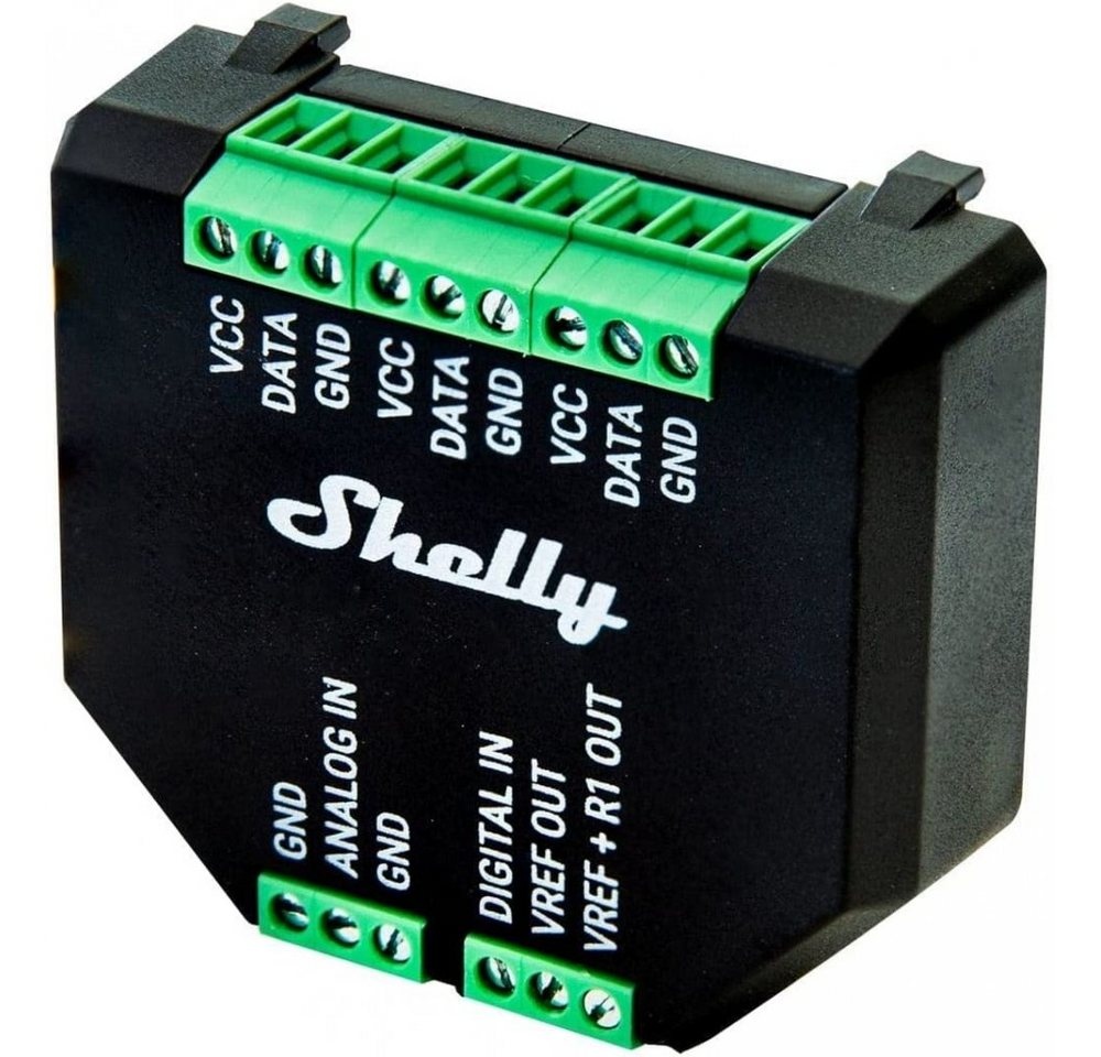 Produktbild Shelly Relais-Modul Plus Add-on - Schnittstellenerweiterung - schwarz schwarz