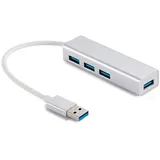Sandberg USB 3.0 Hub 4 x SuperSpeed USB3.0 - silber