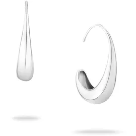 Echtzeit Creolen The Classy Drop silber Edelstahl onesize