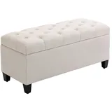 Homcom Sitzbank mit Stauraum Polyester Schaumstoff