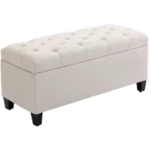 Homcom Sitzbank mit Stauraum Polyester Schaumstoff