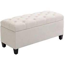 Homcom Sitzbank mit Stauraum Polyester Schaumstoff