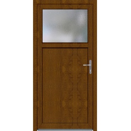 Panto Nebeneingangstür Kunststoff K504 98 x 198 cm DIN rechts Golden Oak