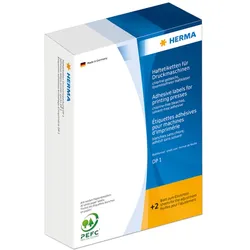 HERMA Haftetiketten für Druckmaschinen DP1 34x53mm blau VE=16x5000 Stück