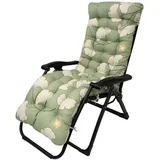 HLTQL Relaxliege Auflage Outdoor、Auflage Liegestuhl Klappbar、Auflage Sonnenliege Bunt、Liegestuhlauflagen Hochlehner、Relaxsessel Auflage Garten(c11,170x53x8cm)