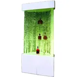 Xlmoebel Barschrank Beleuchtete LED-Wasserwand-Barregal-Einrichtung für den Laden (Led Bar) Hergestellt in Europa weiß