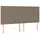 vidaXL Boxspringbett mit Matratze & LED Taupe 160x200 cm Stoff