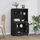 vidaXL Highboard Schwarz 60x35,5x103,5 cm Holzwerkstoff