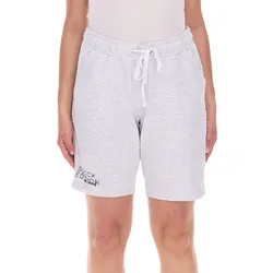 SOCCX Damen Freizeit-Shorts kurze Baumwoll-Hose Sommer-Shorts 364388_2007 Grau - M