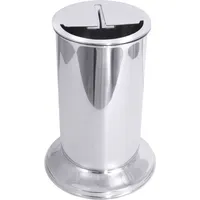 Contacto Messerabstreichbehälter mit Gummiaufsatz 20 cm 1600 ml Edelstahl
