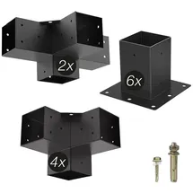 SOTech Bodenanker 90 x 90 mm 12 Stück