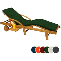 DETEX Auflage Sunlounger Grün 195x55x5cm