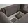 ed exciting design Eckcouch Polyester 2-Sitzer Braun