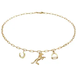 Elli Anhänger Pferd Hufeisen 925 Sterling Silber Ketten   Damen