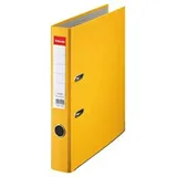 Esselte DIN A4 Ordner, Gelb, 52 mm Rückenbreite, Kunststoff, 1er-Pack, 81191