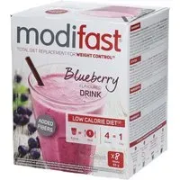 MODIFAST Low Calorie Diet Milkshake à la myrtille Sachet(S) 8x55 g