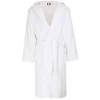 CECEBA Bademantel, Baumwolle, mit Gürtel und Kapuze, Frottee, auch in Übergrößen weiß 60/62