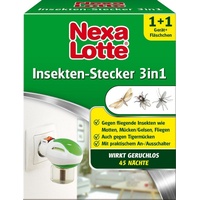 Nexa-Lotte Nexa-Lotte Mückenstecker 3in1, für bis zu 45 Nächte,