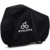 BYKLISTA Fahrradabdeckung wasserdicht Fahrradgarage aus reißfestem Oxford-Gewebe - Fahrradplane passt auch für E-Bikes - Fahrradschutzhülle extra verschweißte Innennähte & hoher UV-Schutz