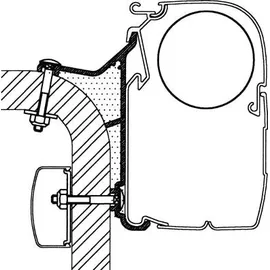 Thule Omnistor 5200/8000/4200 Adapter für Serie 5 4,5m