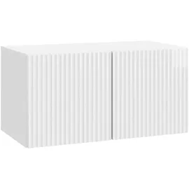vidaXL Wandmontierter TV-Schrank 59,5 x 31 x 30 cm Hochglanz Weiß Holz/Holzwerkstoff