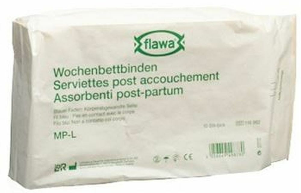 FLAWA® Bandes hygiéniques 10 pc(s) serviettes hygiénique(s)