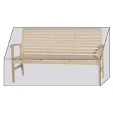 GRASEKAMP Black Premium Gartenbankhülle 160x60x85cm / garden bench cover / atmungsaktiv / breathable