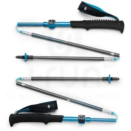 Black Diamond Distance Carbon FLZ 125 cm blau