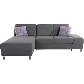 sit&more Ecksofa »Clio L-Form« wahlweise mit Bettfunktion oder Vorziehsitz und Bettkasten, Federkern
