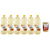 Basso Sonnenblumenöl,Olio Di Semi Di Girasole Speiseöl 6x 1lt Pet+Polpa 400g