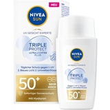 NIVEA Sonnenfluid Gesicht Triple Protect LSF 50+,