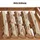 MCombo Kaminholzregal Holz 85 x 175,5 x 184,5 cm mit wasserdichter Abdeckung beige
