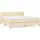 vidaXL Boxspringbett 160 x 200 cm Creme