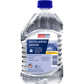 Eurolub Destilliertes Wasser, 2 Liter