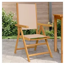 vidaXL Gartenstuhl 70 x 70 x 24 cm taupe 2 St.
