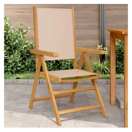 vidaXL Gartenstuhl 70 x 70 x 24 cm taupe 2 St.