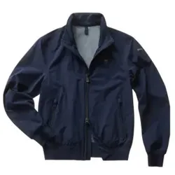 Blauer für Herren. 25SBLUC11207 Bomberjacke Anson navy (M), Lässig, Polyester, Marine