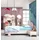 JV Möbel Kinderzimmer Set Kinderbett, Nachttisch, Buecherregal, Schreibtisch