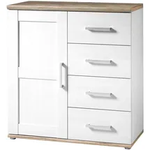 Bega Consult GmbH & Co.KG Internationale Handelsagentur Kommode ROMANCE 93 x 100 x 45 cm Braun / Weiß