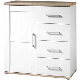 Bega Consult GmbH & Co.KG Internationale Handelsagentur Kommode ROMANCE 93 x 100 x 45 cm Braun / Weiß
