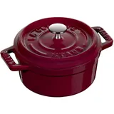 Staub La Cocotte Mini 10 cm, rund, Bordeaux, Gusseisen