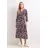 STREET ONE Midikleid gemustert rot 38