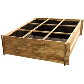 Habitat et Jardin Nigelle 140 x 140 x 40 cm Hellbraun