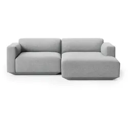 &Tradition - Develius Eck-Sofa, Konfiguration B, grau (Hallingdal 130)