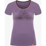 Ein schöner Fleck Erde Damen Wald Knallt T-Shirt (Größe L, lila)