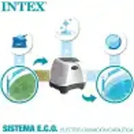 Intex Krystal Clear Salzwassersystem weiß 0,28 m